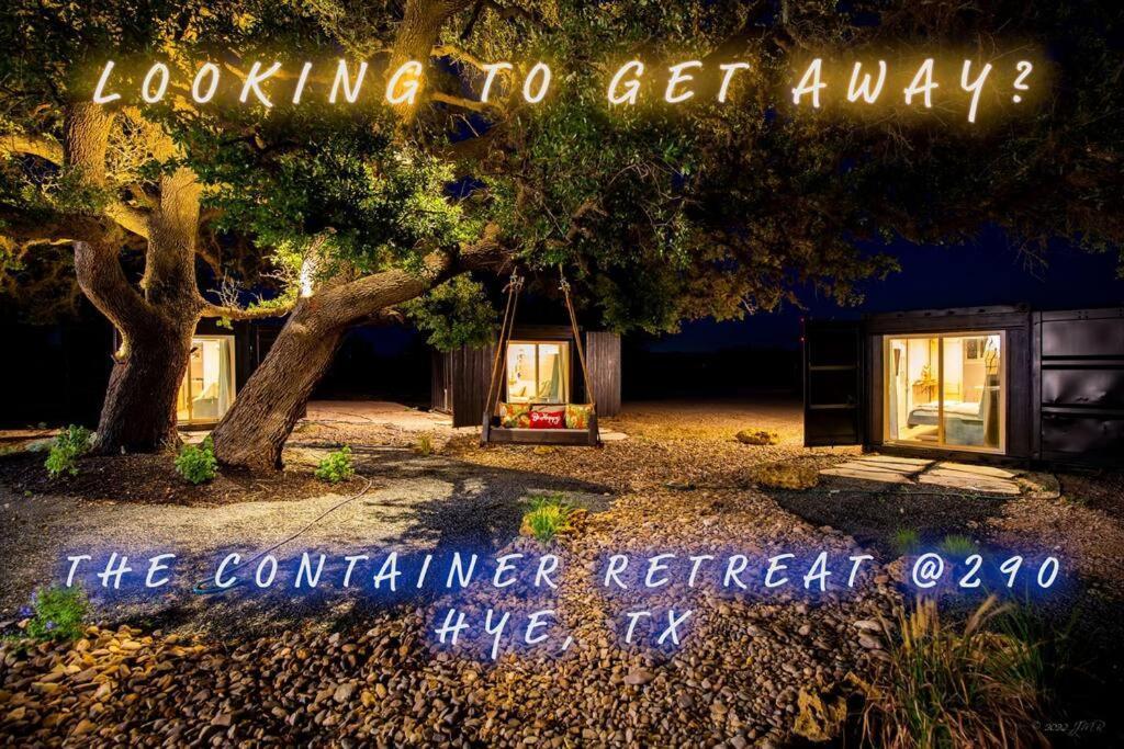 The Container Retreat @ 290 Wine Trail #10 Welcome Friends! Hye Exterior photo